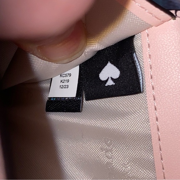 Kate Spade Madison Turtle Green Saffiano Leather Large Slim Bifold Wallet - Picture 10 of 17